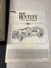 MPC The Bentley 1930 4 1/2 Liter Racing Car 1/12 Opened Sealed Inside Complete