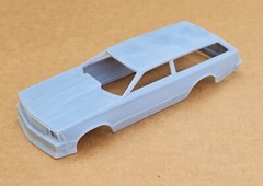 RESIN 3D PRINTED 1/25 1979 CHEVY MALIBU CHOPPED WAGON OUTLAW, SUPER PRO MOD BODY