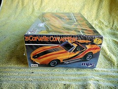 VINTAGE/NEW, SEALED! MPC (1984) 1975 CORVETTE CONVERTIBLE, #6360-11EO, ERTL, USA