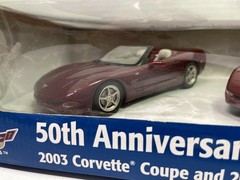 1/25 REVELL 50TH ANNIVERSARY 2003 CHEVROLET CORVETTE COUPE & CONVERTIBLE PROMO’S