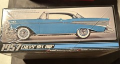 AMT 638/12 1957 CHEVY BEL AIR MODEL CAR KIT plastic race 1:25 Scale AMT638 NEW