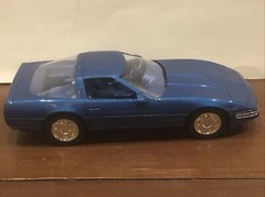 1991 Chevrolet Corvette ZR1 Dealer Promo Car QUASAR BLUE 1:25 AMT / ERTL