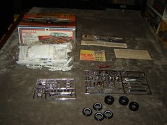 AMT T271-250 Original Vintage 1956 Ford Hardtop STRIP FOWL Box opened Kit Sealed
