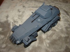 Built Military Vehicles 6 & 10 wheel Both Painted & Built Excellent Detail 1/72
