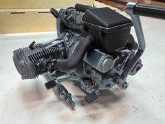 BMW – Ural Boxer Engine replica 1:6 or 1:12 scale with/wo wood stand assembled