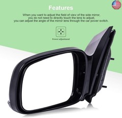 SCITOO Driver Side View Mirror Fit For 2006-2011 For Honda Civic DX EX LX Si