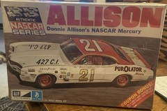 VINTAGE ORIGINAL 1970’S MPC 1/25 SCALE ALLISON’S NASCAR MERCURY SEALED KIT