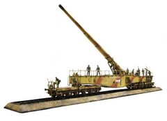 Dragon 1/35 6200 German Railway Gun 28cm K5(E) Leopold w/ metal barrel & figures