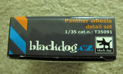 Black Dog 1/35 Panther Tank Wheels detail set cat.n. T35091