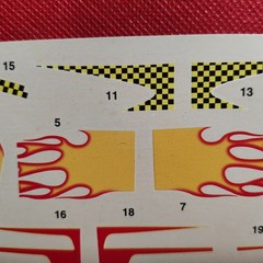 Hot Rod Decals 1932 Ford Highboy 1:25 Scale Model Car Part Revell