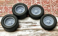1/24 Scale: 15-inch “1969 Dodge Dart GTS” Resin Wheels W/ Wide Rear Tires