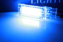 Ijdmtoy Aqua Ice Blue Led Compartment Glove Or Footwell Lights Compatible