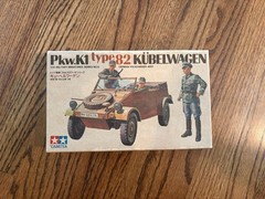 NEW IN BOX! Pkw.K1 Type 82 Kubelwagen German VW Jeep 1:35 Scale Model Kit Tamiya