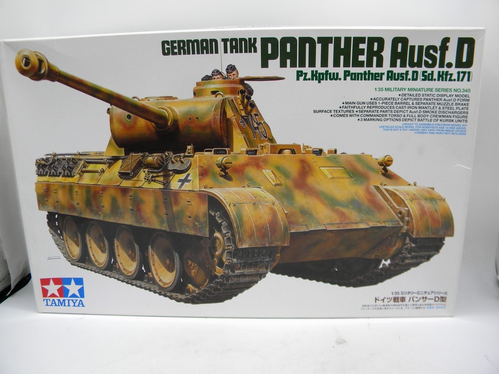Tamiya 35345 1/35 German Panther Ausf.D Sd.Kfz 171 Tank Model