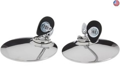 URO Parts MH3C Lucas Style Door Mirrors Pair, Convex Glass, Pair