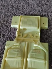 Vintage AMT 1970 Chevelle Ss 454 Chassis Model Car Part 1/25