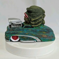 Jimmy Flintstone resin Lil Shitzz “The Creature” 49 Merc custom painted bust