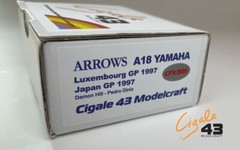 NEW ARROWS A18 YAMAHA KIT 1/43rd Scale Cigale43 w/Tameo Kits CFK005 HILL DINIZ