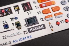 Kelik K35020 Kozak-2 Ukrainian MRAP interior/exterior 3D decals for ICM kit 1/35