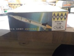 Vintage 1958 Hawk US Army JUPITER C ROCKET Explorer Satellite w BONUS!