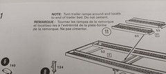 AMT 76 1976 Chevy Caprice 1/25 Tilt Back Race Car Trailer Rim Goodyear Tire