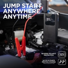 Strauto Car Battery Jump Starter 12V Portable Jump Starter Battery Pack Jumper