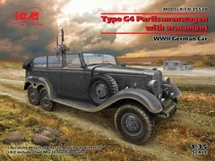 ICM 35530 – G4 with armament, WWII German Car – Scale Model Kit