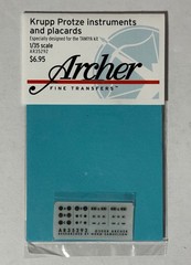 Archer AR35292 1/35 Scale German Krupp Protze Instruments & Placards for Tamiya