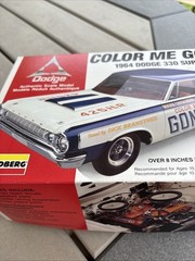 NEW! Sealed! Lindberg Color Me Gone 1964 Dodge 330 Super Stock Model Car Kit