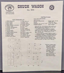 ALLWOOD CHUCK WAGON UNBUILT WOOD MODEL KIT