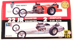 Revell 22 Jr Roadster Dragster Tony Nancy 1:25 2 Car Kits Unassembled Open Box