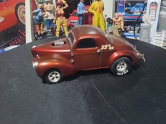 VINTAGE SURVIVOR MPC.REVELL.AMT. JO-HAN BUILT MODEL 🚗 41 WILLYS GASSER *RARE*