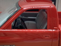 AMT ERTL Dealer Promo Car 1994 Dodge Ram 2500 Pick Up Flame Red/Silver #6194