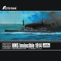 Flyhawk FH1311 1/700 HMS Invincible 1914 Plastic Model Kit