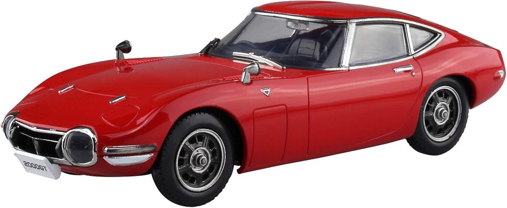 Aoshima Bunka Kyozai 1/32 The Snap Kit Series Toyota 2000GT Solar Red Color