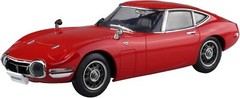 Aoshima Bunka Kyozai 1/32 The Snap Kit Series Toyota 2000GT Solar Red Color