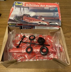 Revell McDonald’s Rail Dragster Larry Minor Racing 1994 Car Model Kit BRAND NEW