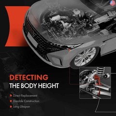 A-Premium Ride Height Level Sensor Compatible with BMW X5 2014-2021, X3