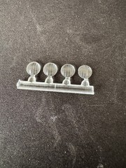 AMT 31838 1/25 57 Ford Fairlane Parts Kit Bash Clear Misc Lenses 4