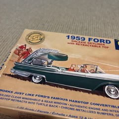 Original Revell H-1227 1959 Ford Fairlane Skyliner Retractable 1/25 Unbuilt