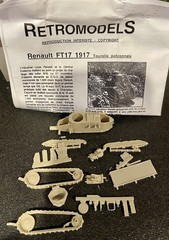 4 Various Mini Trucks Model Kits 1/72 US Seller Opened Started Incomplete