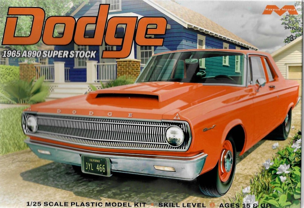 Moebius 2460 Dodge A990 Super Stock 1/25 model kit
