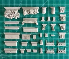 1/35 Scale Die-Cast Resin Model Assembled Kit Sd.kfz. 8 Accessories Set (No C…