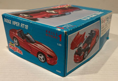 Vintage 1992 Revell SnapTite Dodge Viper RT/10 Model Kit 1/25 Partially Built