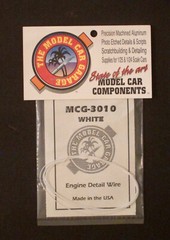 THE MODEL CAR GARAGE White Engine DetailWire MCG-3010