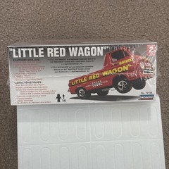 Lindberg Dodge “Little Red Wagon” Drag Truck Model Kit 1/25 72158, New Sealed