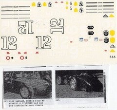 Fred Cady #565 1958 Scarab Mk 1 decal