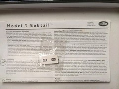 Vintage Ultra Detail Platinum Series Kit Model T Bobtail Built Metal & Plastic