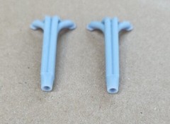 RESIN 3D PRINTED 1/25 MUD, PULLING, DEMO DERBY VERTICAL HEADERS TALL W/O FLAPPER