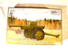 1/35 IBG Models French M1897 75mm Field Gun in US Service WWII #35058